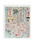 Manhattan Map Glitter Art Print