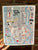 Manhattan Map Glitter Art Print