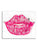 Pink Lips Glitter Art Print