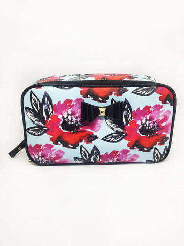 Lipstick White Glitter Large Cosmetic Bag – Kahri by KahriAnne Kerr